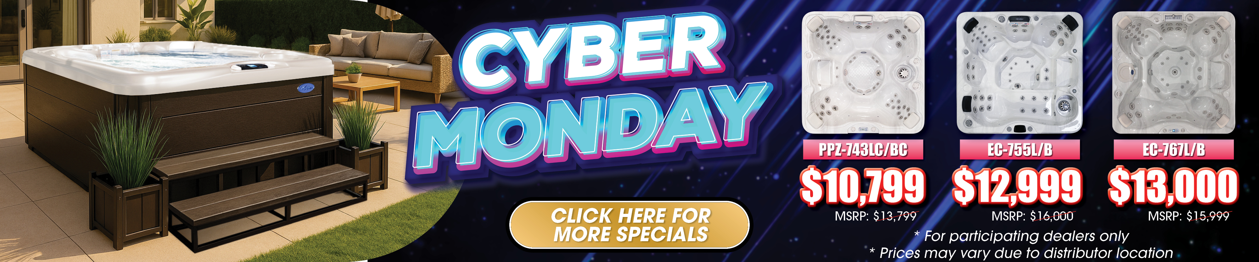 Calspas hot tub being used in a family setting - Birmingham